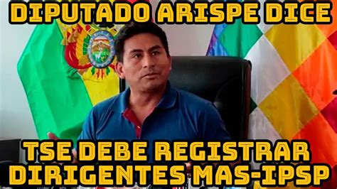 Diputado Gualberto Arispe Pide Mas Presupuesto Para Las Gobernaciones