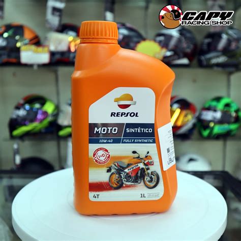 นำมนเครอง Repsol MOTO SINTETICO 4T 10W40 นำมนหลอลนสงเคราะห