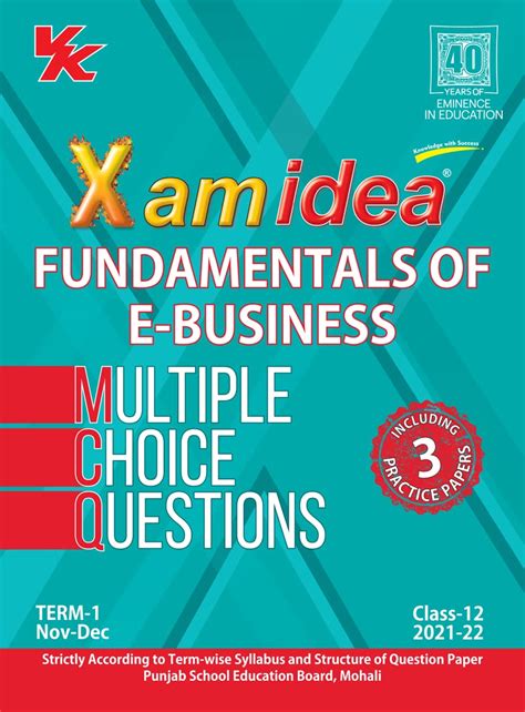 Xam Idea Pseb Mcqs Chapterwise For Term I Class Fundamentals Of E