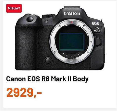 Canon Eos R Mark Ii Body Aanbieding Bij Kamera Express