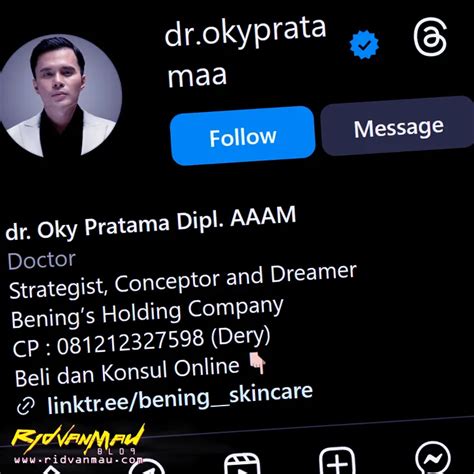 Mengenal Lebih Dekat Dr Oky Pratama Dokter Sekaligus Pengusaha Sukses