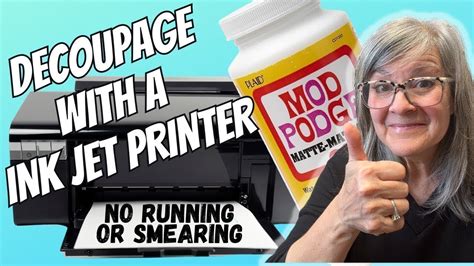 Inkjet Printer Transfer Without Smudging Prints Youtube