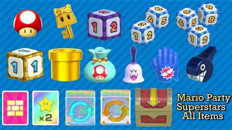 Mario Party Superstars All Items Youtube