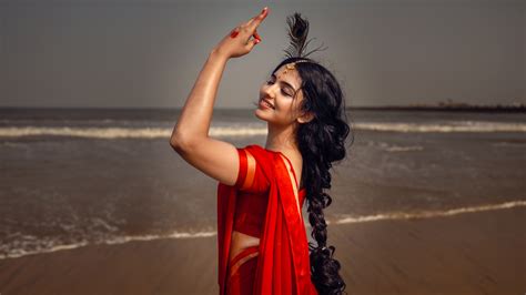 mamitha baiju wallpaper  malayalam actress
