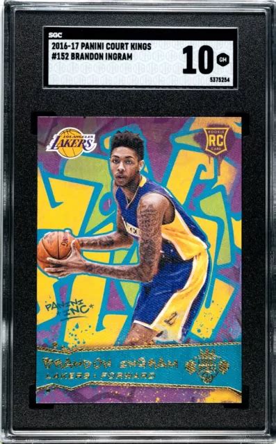 Court Kings Brandon Ingram Court Kings Livello Rookie Rc Sgc