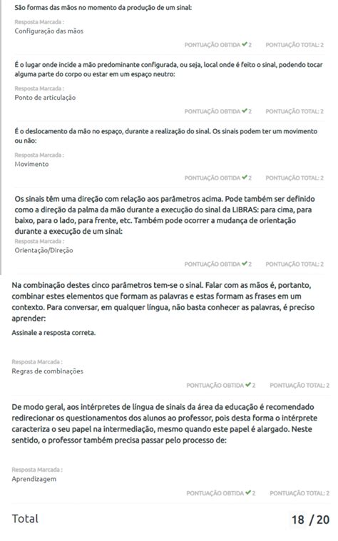 Questionário 2 Libras Faveni LIBRAIN