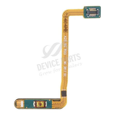 Power Buttonandfingerprint Sensor Flex Cable For Samsung Galaxy A25 A256 Midnight Blue Ori