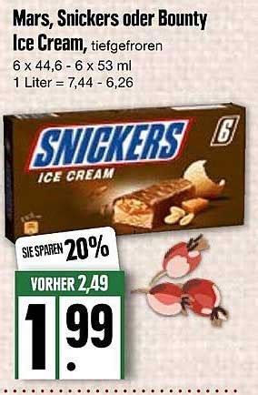 Mars Snickers Oder Bounty Ice Cream Angebot Bei Edeka Prospekte De