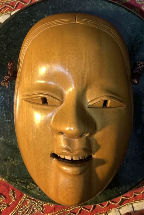 Carved Wood Noh Mask Collectors Weekly