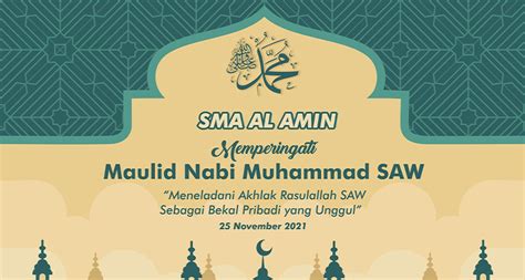 Sma Al Amin Gelar Peringatan Maulid Nabi Muhammad Saw Dan Hari Guru