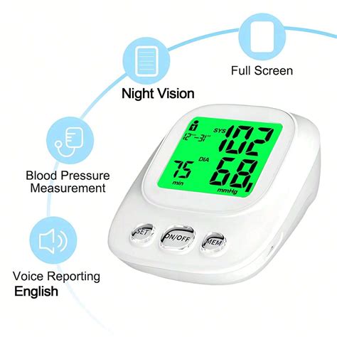 Portable Arm Blood Pressure Monitor Pressure Sensor Monitor Bp