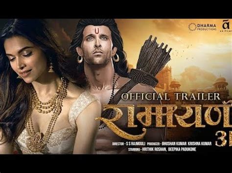 Ramayan Official Trailer Hrithik Roshan Ranbir Kapoor Deepika