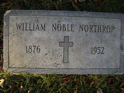 William Noble Northrop Find A Grave Memorial