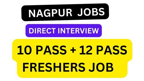 Current Job In Nagpur Nagpur Job Today Fresher Job Careervision