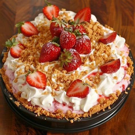 No Bake Strawberry Delight Daily Recipes