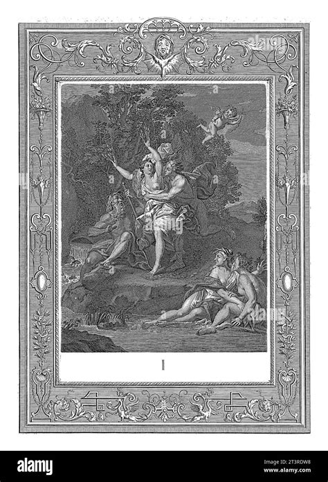 Apollo Pursues Daphne Bernard Picart 1733 Apollo Pursues The Fleeing Daphne Who Has Been