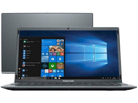 Notebook Positivo Motion Gray C E Intel Celeron Dual Core Gb