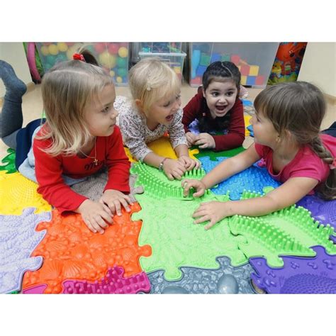 Muffik Large Sensory Play Mat Set RAINBOW - 16pcs