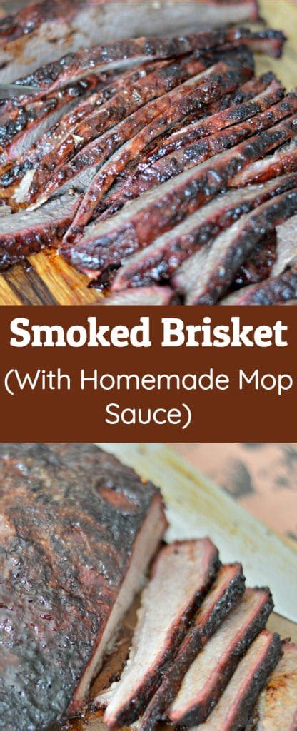 Smoked Brisket Recipe On A Traeger With The Best Homemade Mop Sauce