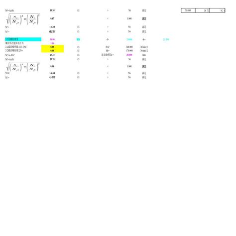 9b H 25m烟囱计算 风b类） Xls 工程项目管理资料 土木在线