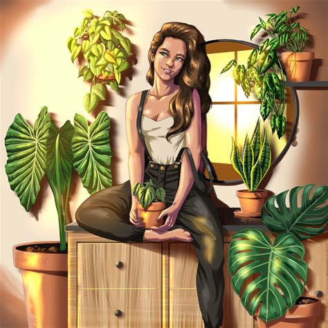 ArtStation - Girls' series - Plant Lady