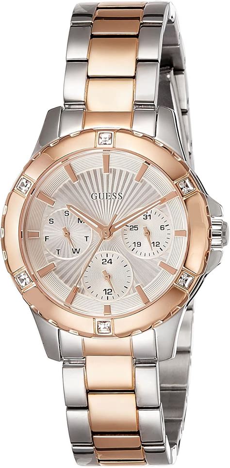 Guess Womens Analogue Quartz Watch With Stainless Steel Bracelet