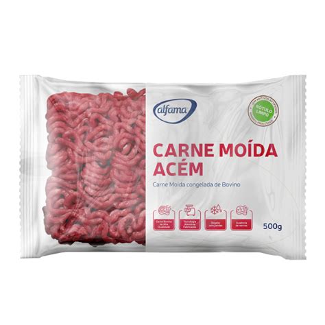 Carne Moída Acém Alfama 500gr Cong Megag Alimentos