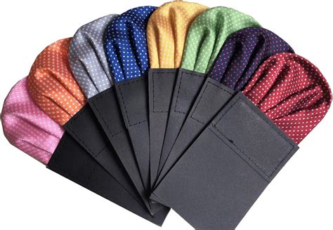 Amazon PreFolded Pocket Squares For Men On Card Polka Dots