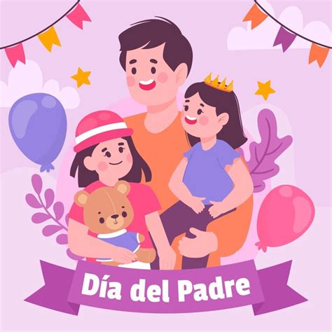 Ilustración Plana Para La Celebración Del Dia Del Padre Vector Gratis