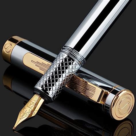 Scriveiner Stylo Plume De Luxe EDC Moyen Stylo De Poche Finition Or