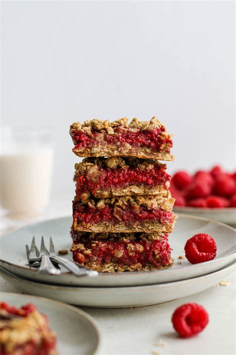 Raspberry Oat Crumble Bars Recipe Flora And Vino