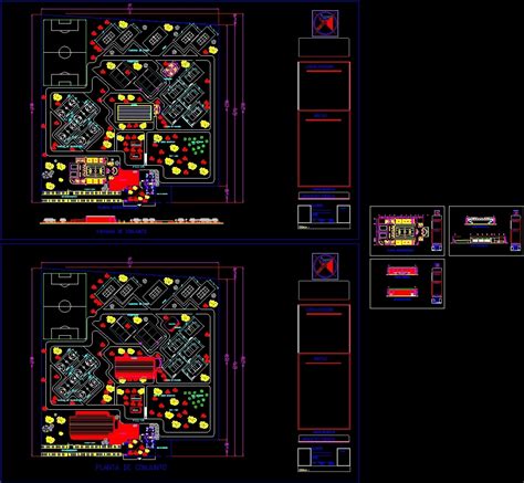 Sport Center Dwg Section For Autocad • Designs Cad