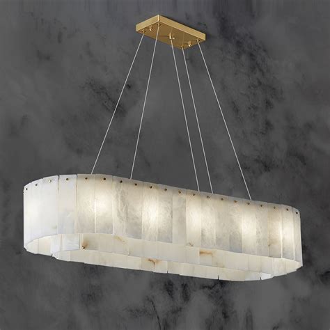 Pembridge Alabaster Chandelier Mooielight