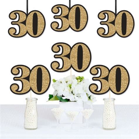 Big Dot Of Happiness Adult 30th Birthday Gold Decor Diy Party