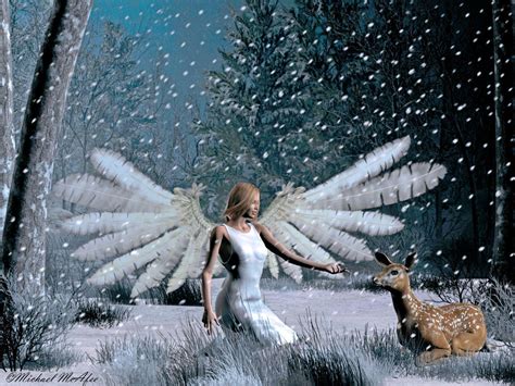 Christmas Angel Wallpapers - Wallpaper Cave