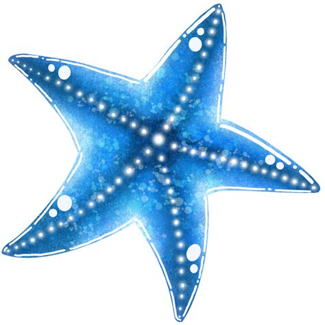 A Blue Starfish Illustration 27257634 PNG