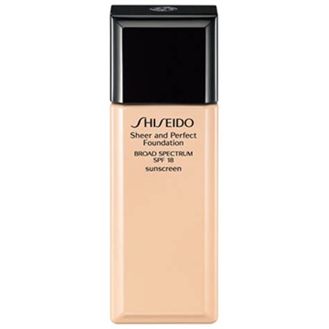 Shiseido Sheer And Perfect Foundation Spf B Natural Deep Beige Ml