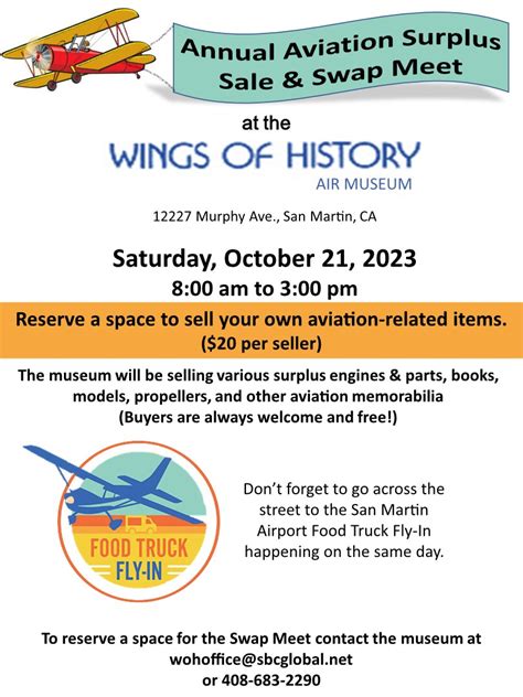 Annual Aviation Surplus Sale Swap Meet In Flight Usa