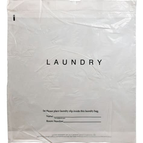 Drawstring Hotel Laundry Bags - Biodegradable