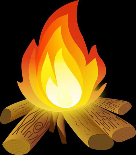 Campfire Vector Art at Vectorified.com | Collection of Campfire Vector ...