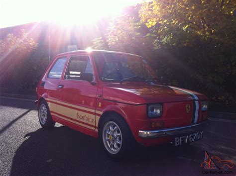 Fiat 126 1983 Rare Italian Red Bambino Edition34000 Miles Not Fiat 500