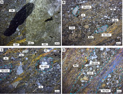 Representative Transmitted Light Photomicrographs Of Meta Conglomerates