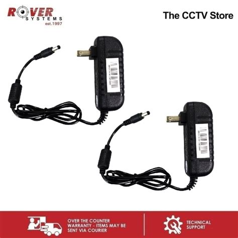 Rover Systems 2A DC 12V Wall Adapter CCTV Power Supply For CCTV Camera