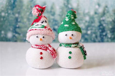 Diy Sock Snowman With Dollar Store Supplies Annmarie John