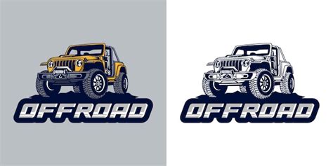 Offroad Logo Premium Vektor