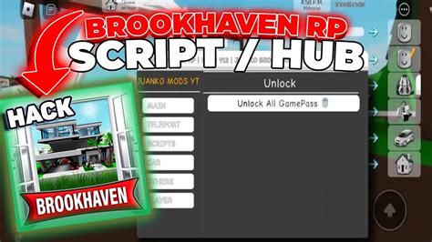 New Brookhaven Rp Script Gui Unlock Gamepasses Cars Premium