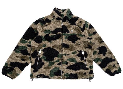 A Bathing Ape 1st Camo Metal One Point Fleece Jacket Oneness Boutique