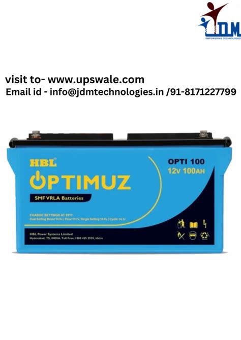 SMF VRLA UPS Batteries 12V 65AH 70AH Exide Amaron Quanta HBL