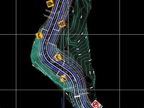 Progettazione Geometrica Di Strade E Segnaletica In Autocad Libreria Cad