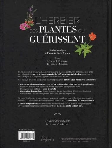 L Herbier Des Plantes Qui Gu Rissent De Pierre Vignes Grand Format